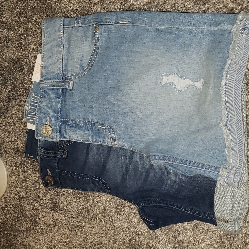 🚨🚨🚨🚨🚨2 brand new Justice big girl's shorts🚨🚨🚨🚨🚨